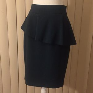 Zara Pencil Skirt with Peplum